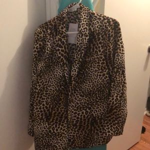 Cheetah print jacket